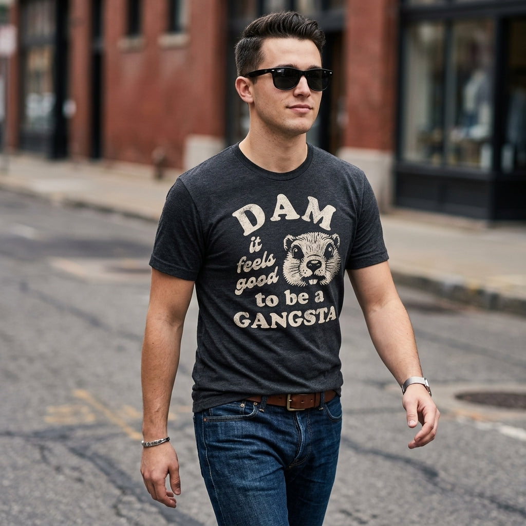Dam It Feels Good To Be A Gangsta Men's T Shirt