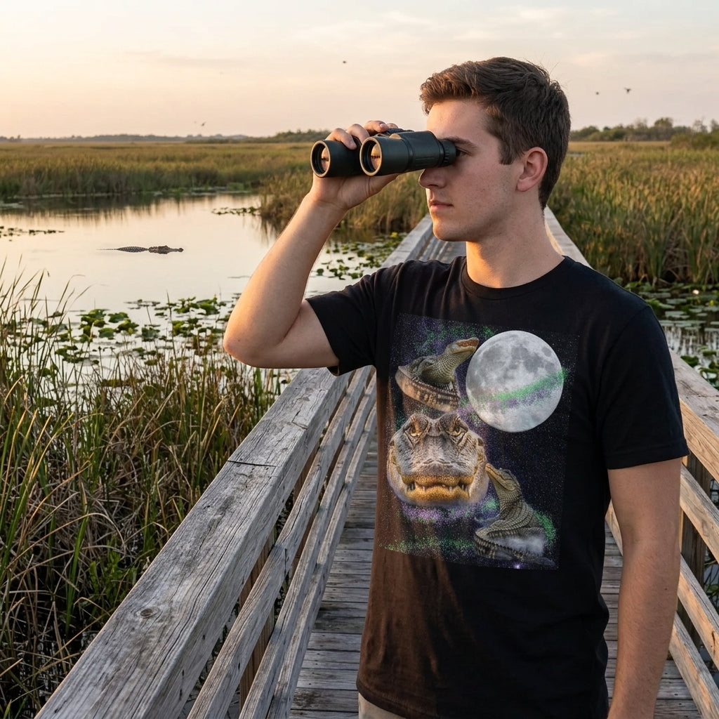 Alligators In Space Men's T Shirt