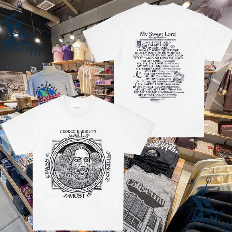 George Harrison All Things Must Pass Tie Dye T-shirt