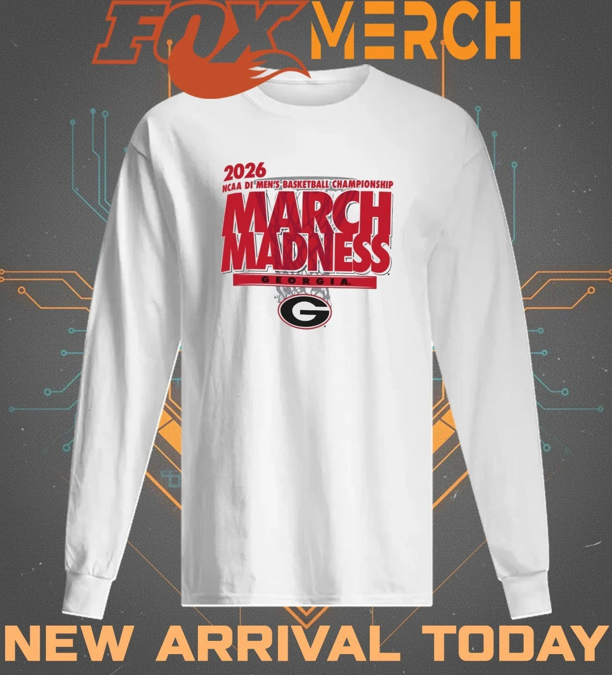 Georgia Bulldogs 2026 NCAA DI Men’s Basketball Championship March Madness t-shirt