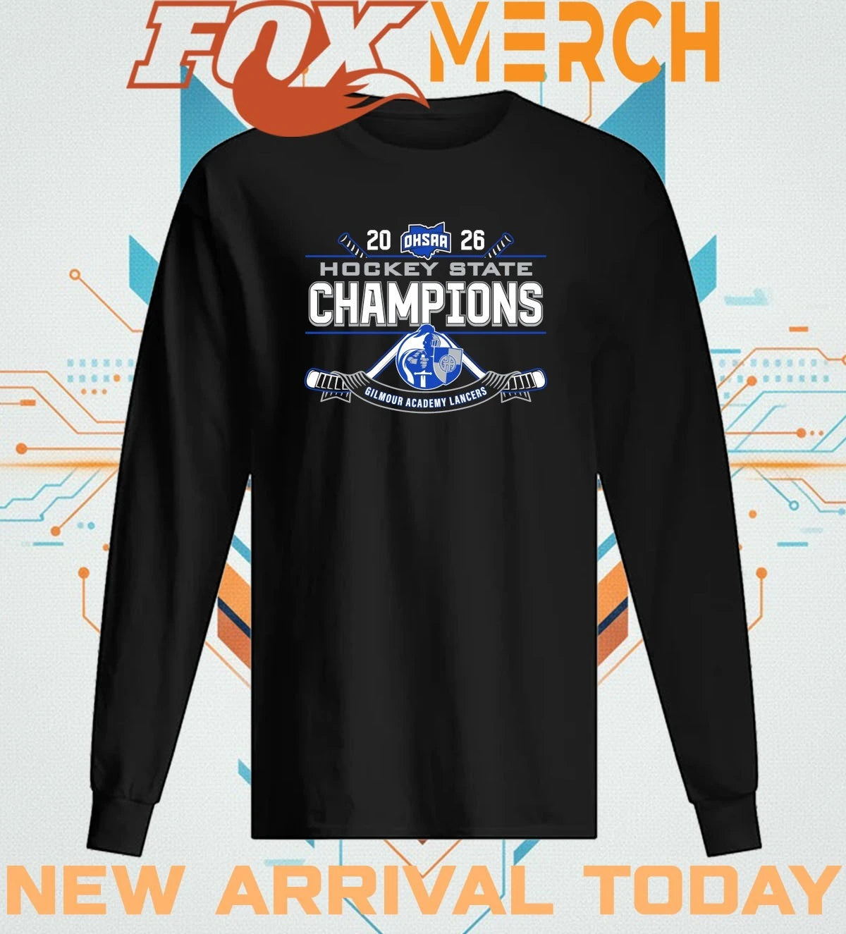 Gilmour Academy Lancers 2026 OHSAA Hockey State Champions t-shirt