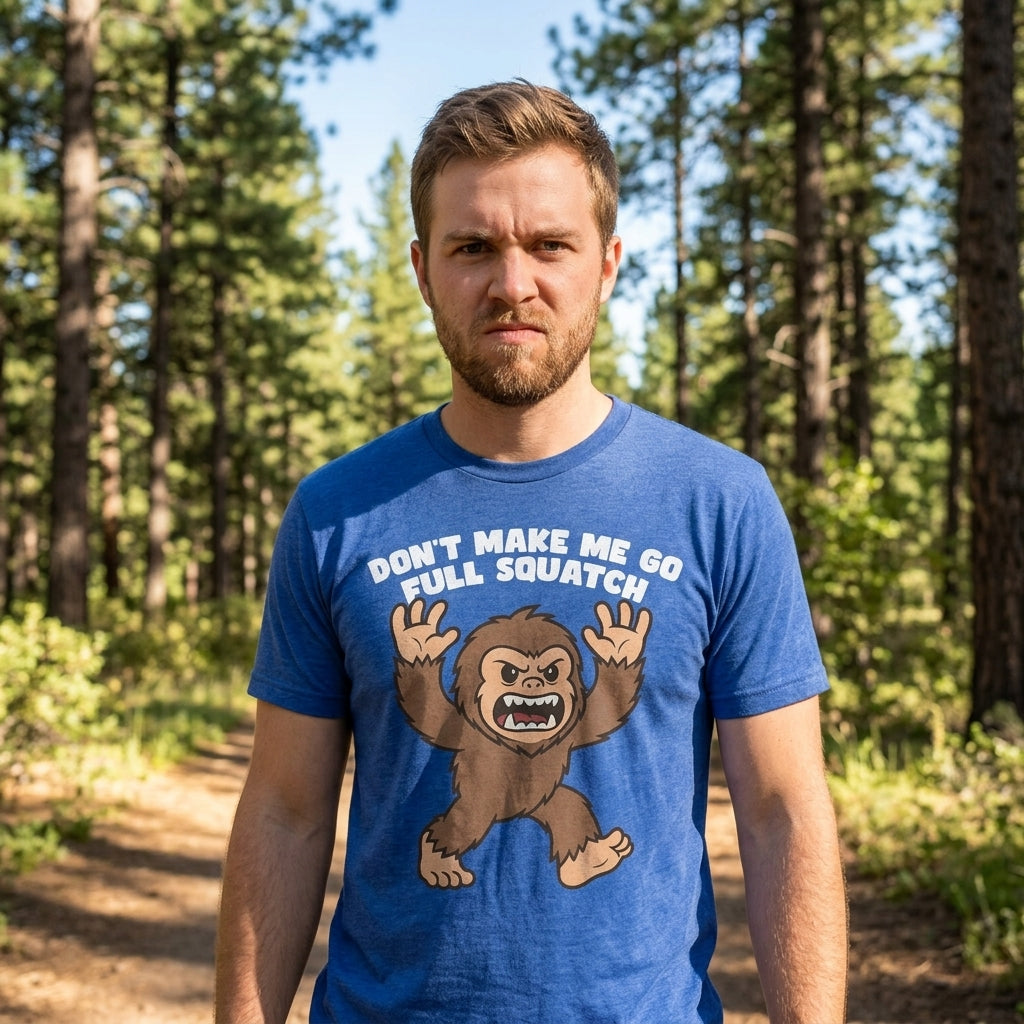 Dont Make Me Go Full Squatch Men's T Shirt