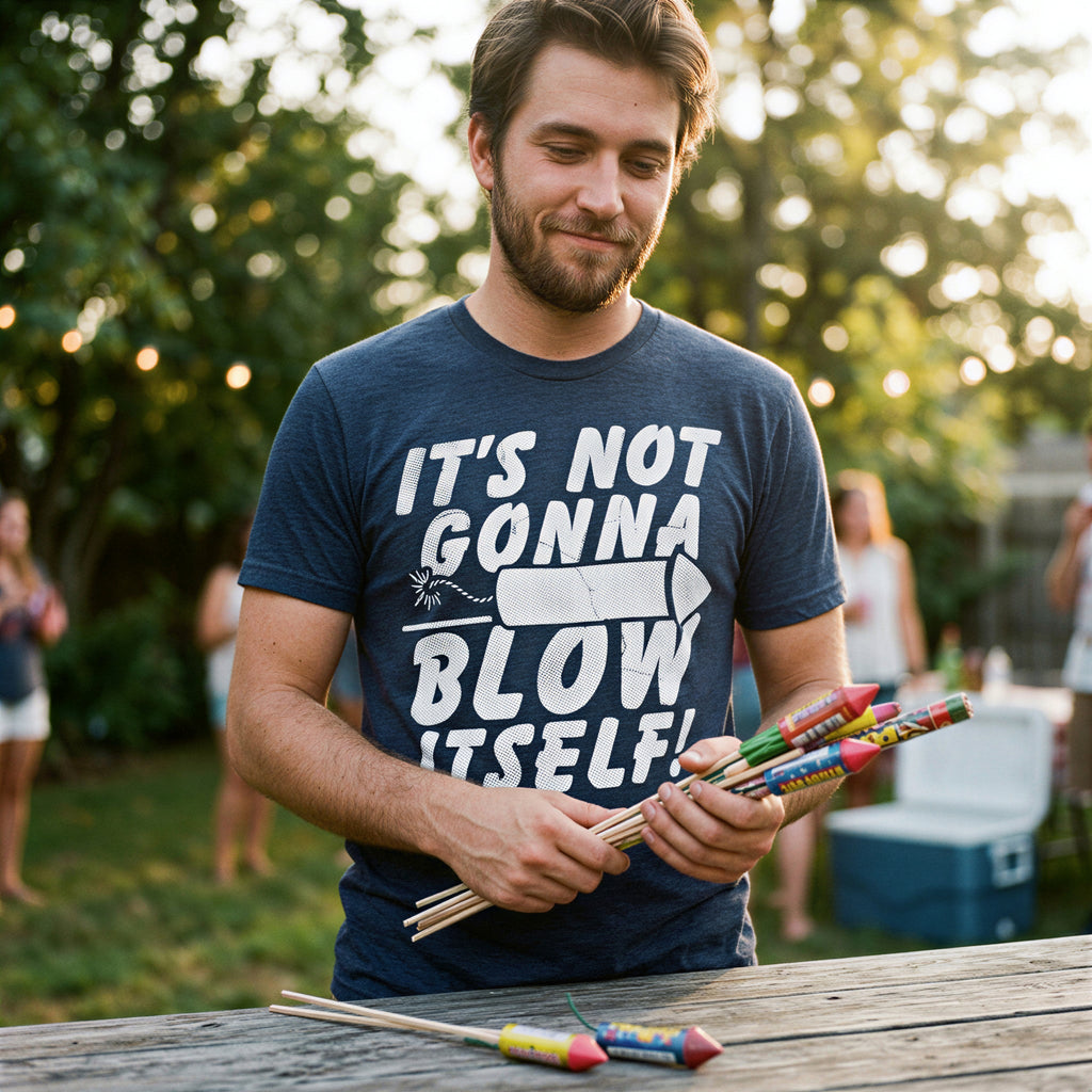 Its Not Gonna Blow Itself Firecracker Men's T Shirt