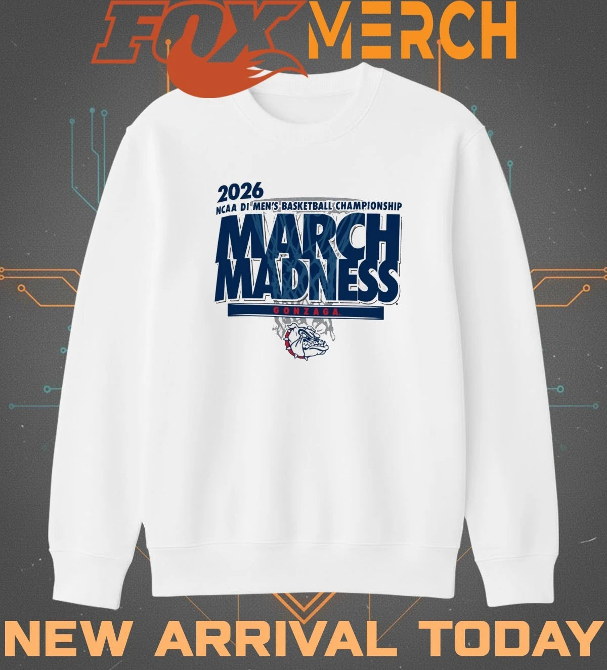 Gonzaga Bulldogs 2026 NCAA DI Men’s Basketball Championship March Madness t-shirt