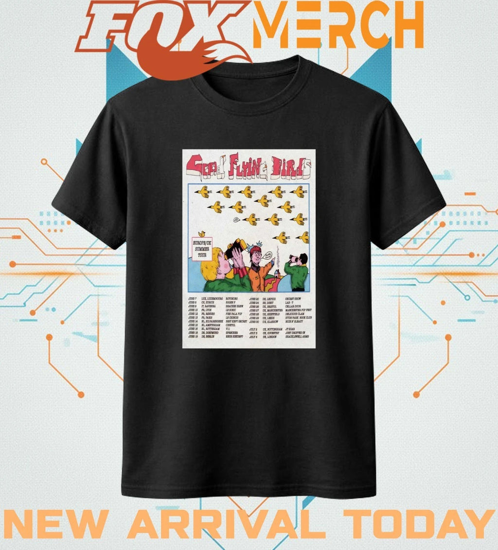 Good Flying Birds Summer EU UK Tour 2026 poster t-shirt
