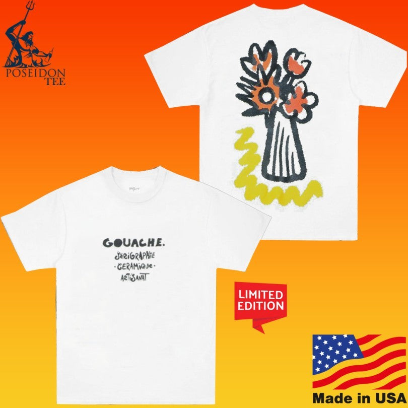 Gouache Bouquet Of Flowers T-shirt