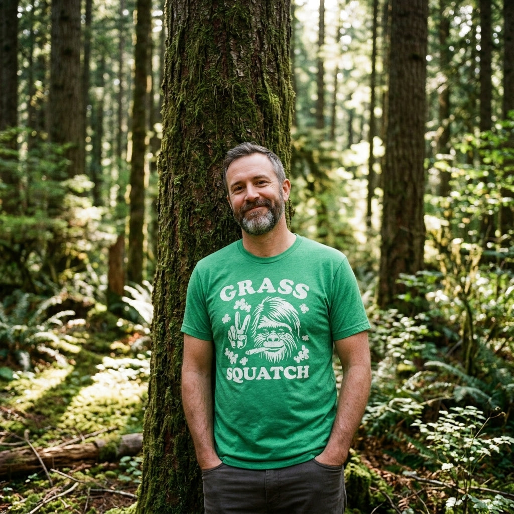 Grass Squatch Men's T Shirt