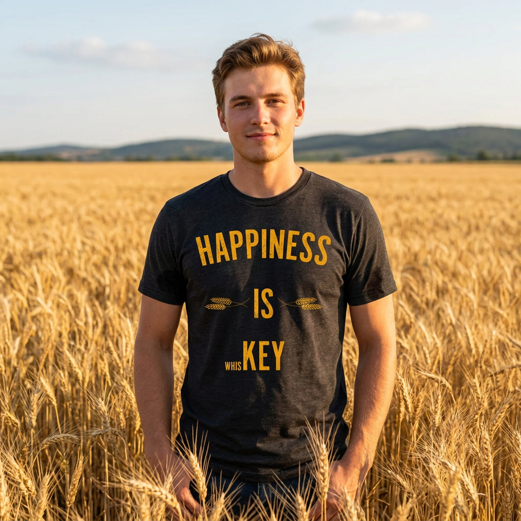 Happiness Is Whiskey Men's T Shirt