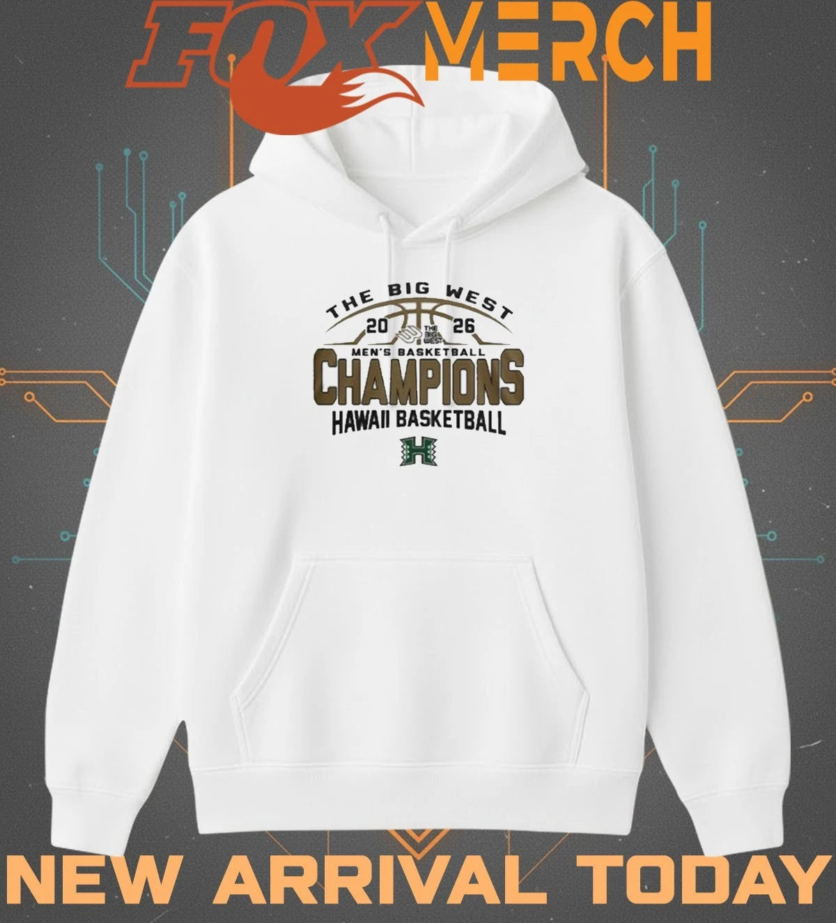 Hawaii Basketball 2026 The Big West Credit Union 1 Men’s Basketball Champions t-shirt
