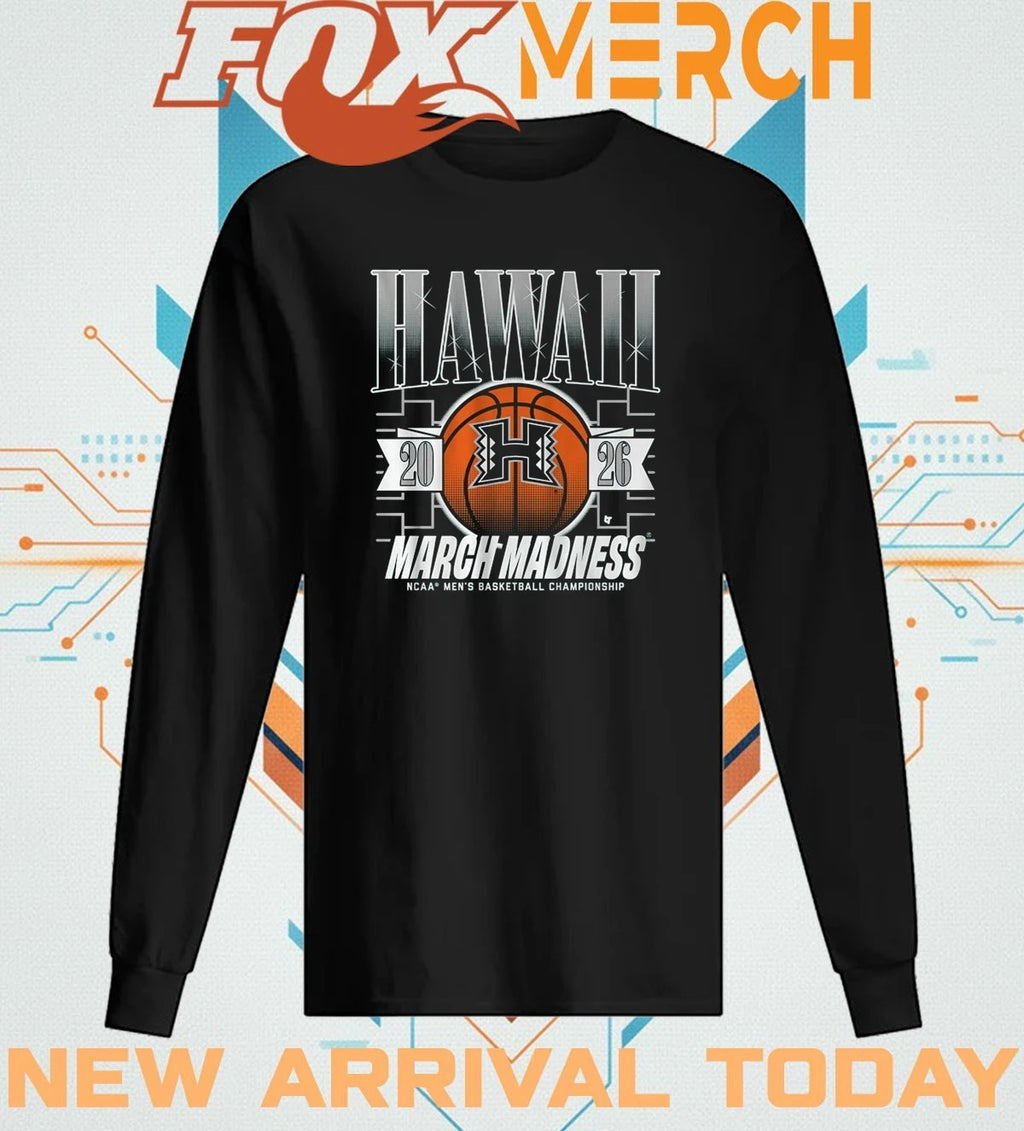 Hawaii Rainbow Warriors 2026 March Madness NCAA Men’s Basketball Championship shirt