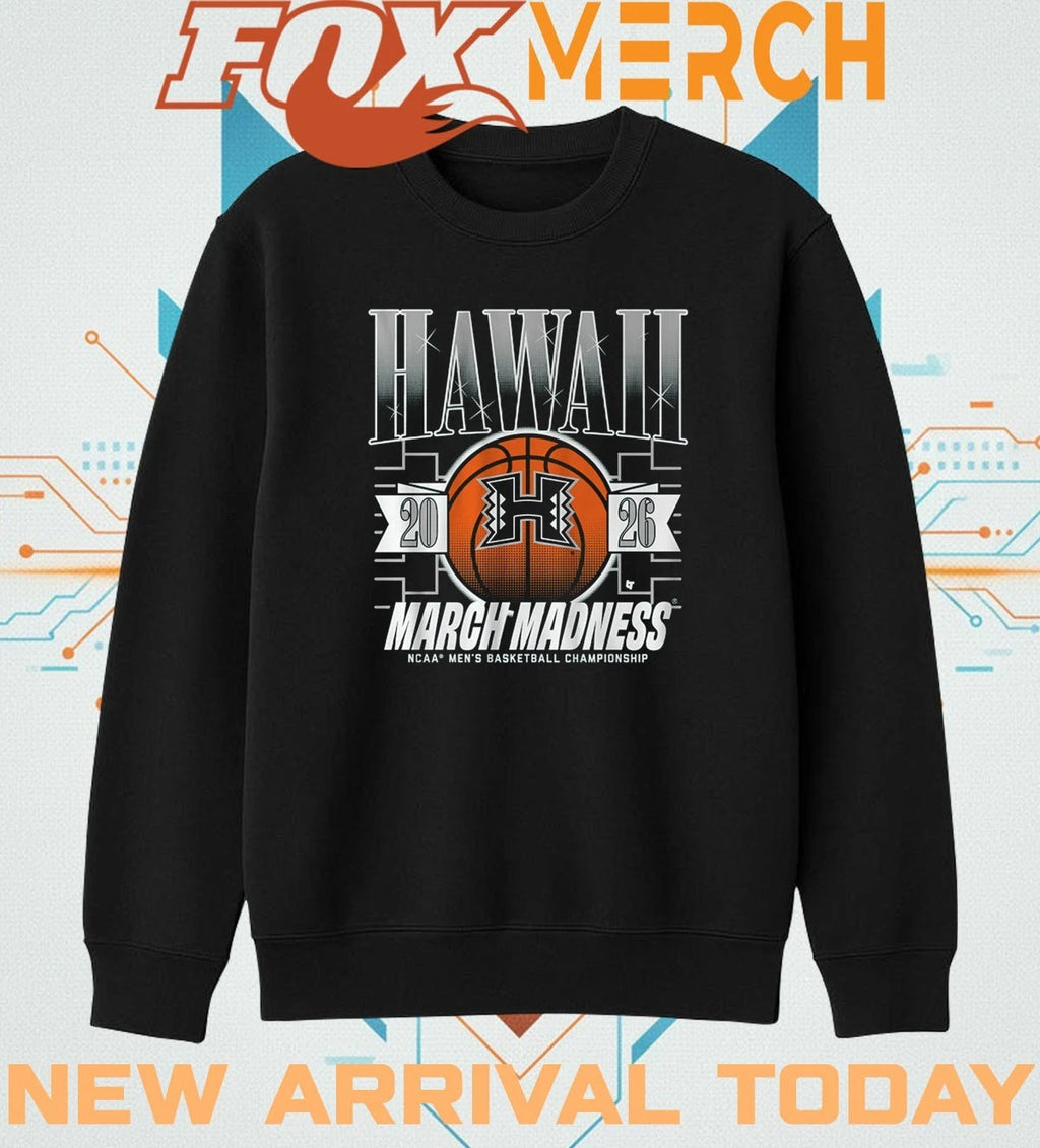 Hawaii Rainbow Warriors 2026 March Madness NCAA Men’s Basketball Championship shirt