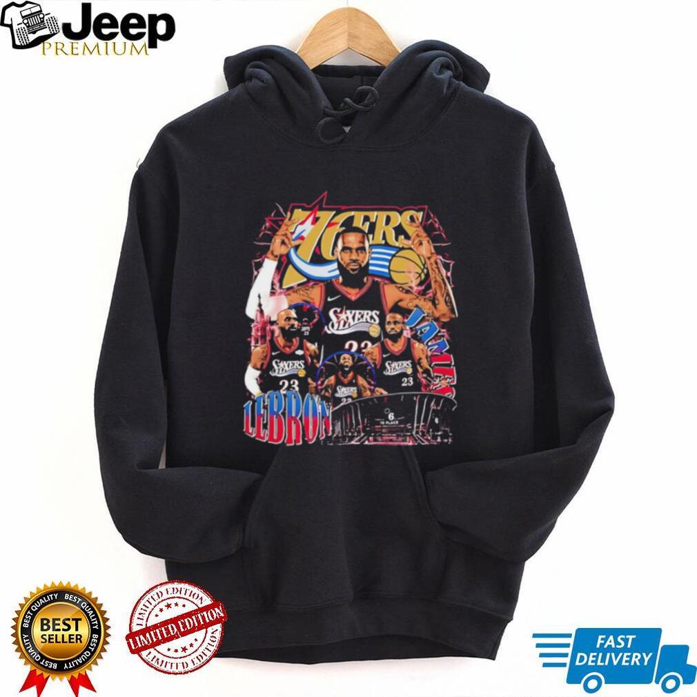 LeBron James Philadelphia 76ers bootleg vintage shirt