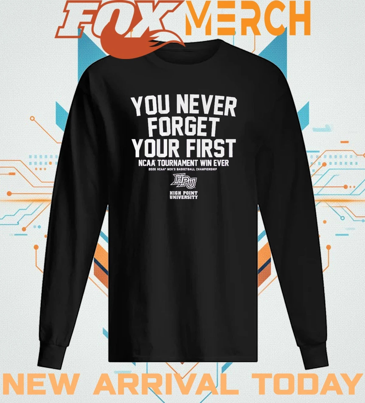 High Point Panthers MBB You Never Forget Your First NCAA Tournament Win t-shirt
