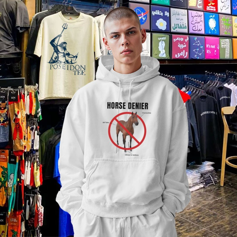 Horse Denier Impossible Def Fake Refuse To Believe T-shirt