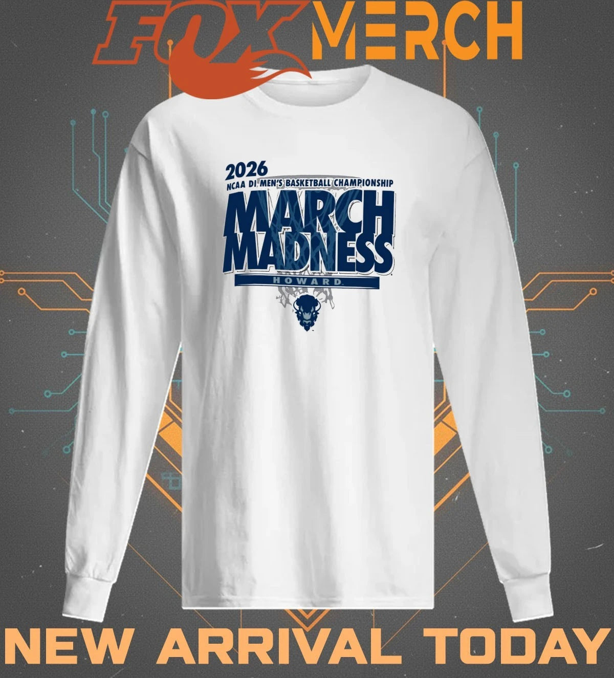 Howard Bison 2026 NCAA DI Men’s Basketball Championship March Madness t-shirt