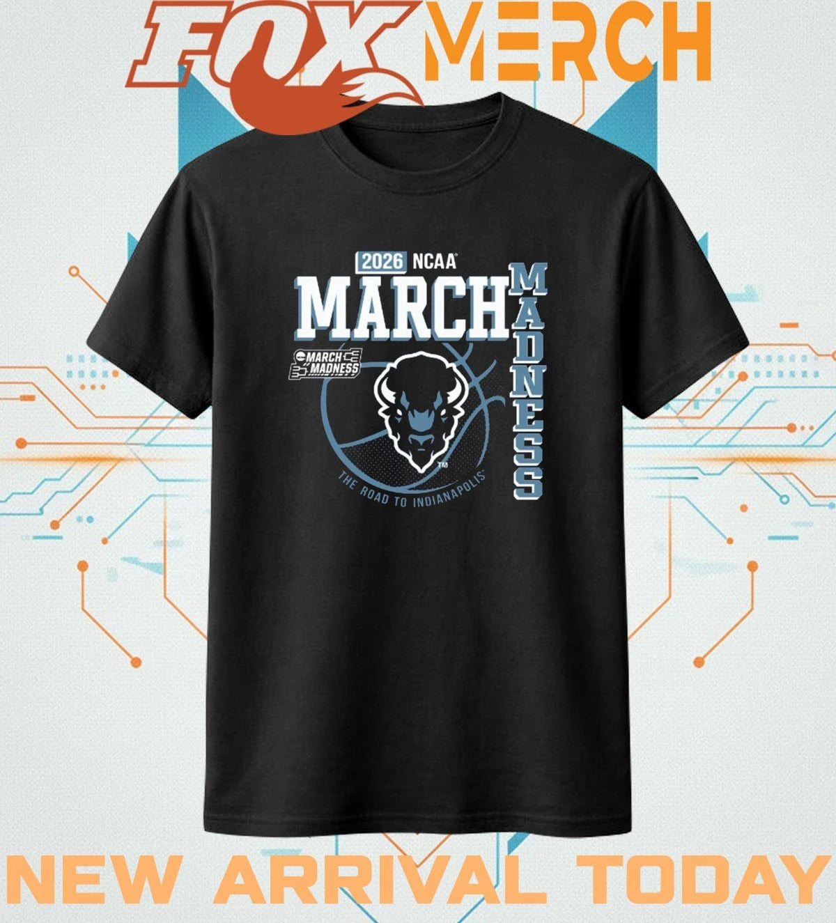 Howard University Men’s Basketball 2026 March Madness Bound shirt