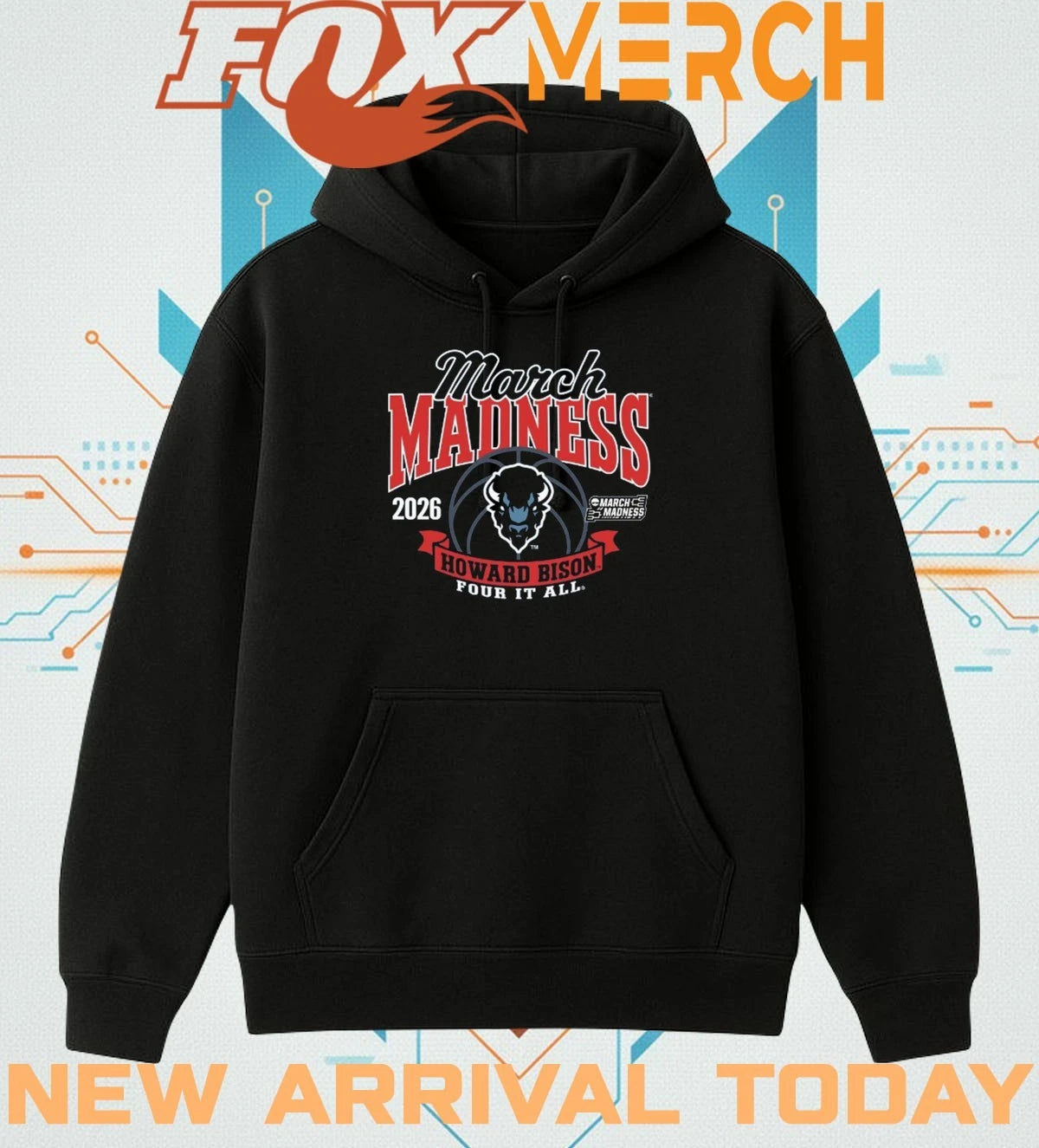 Howard University Women’s Basketball 2026 March Madness Bound shirt
