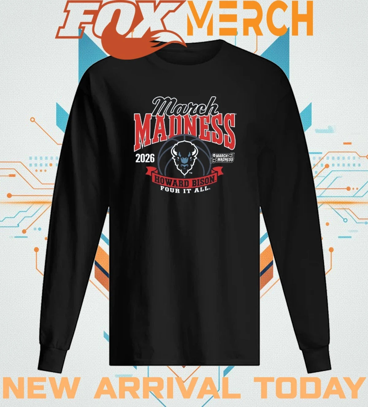 Howard University Women’s Basketball 2026 March Madness Bound shirt