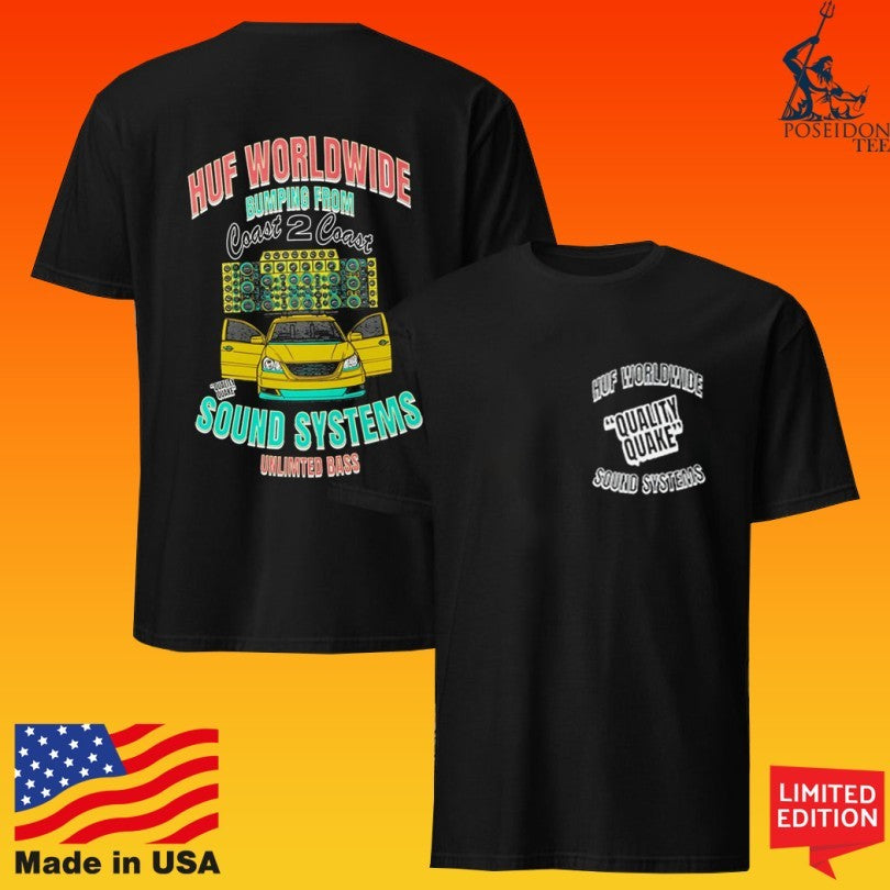 Huf Worldwide Sound Systems Quality Quake T-shirt