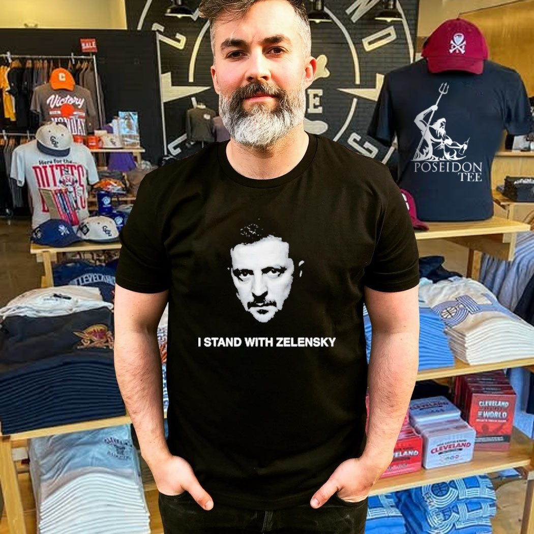 I Stand With Volodymyr Zelensky Ukraine T-shirt