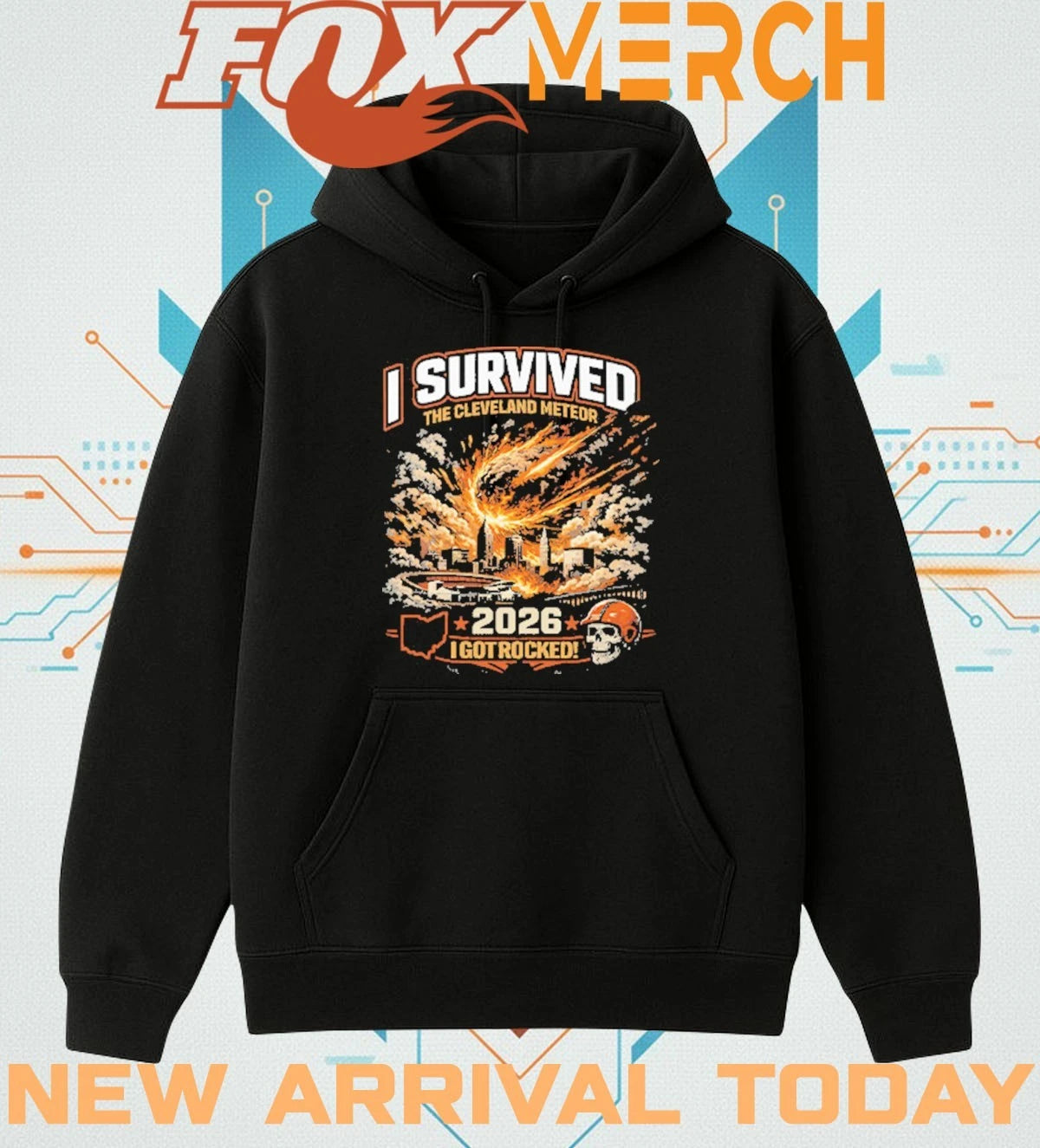 I Survived The Cleveland Meteor 2026 t-shirt