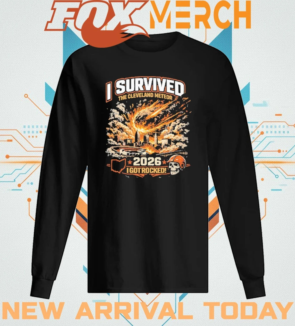 I Survived The Cleveland Meteor 2026 t-shirt