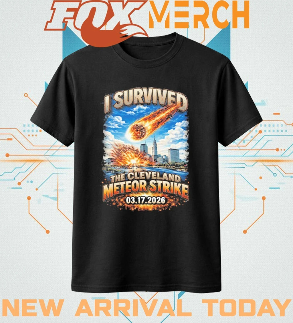 I survived the Cleveland Meteor Strike 03 17 2026 t-shirt