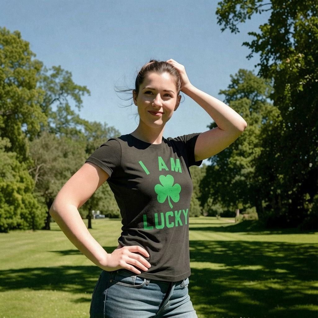 I Am Lucky Women's T Shirt