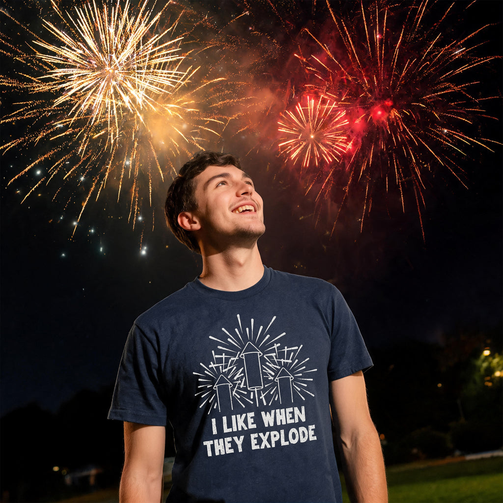 I Like When They Explode Men's T Shirt