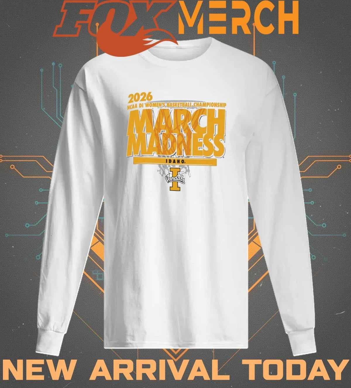 Idaho Vandals 2026 NCAA DI Women’s Basketball Championship March Madness t-shirt