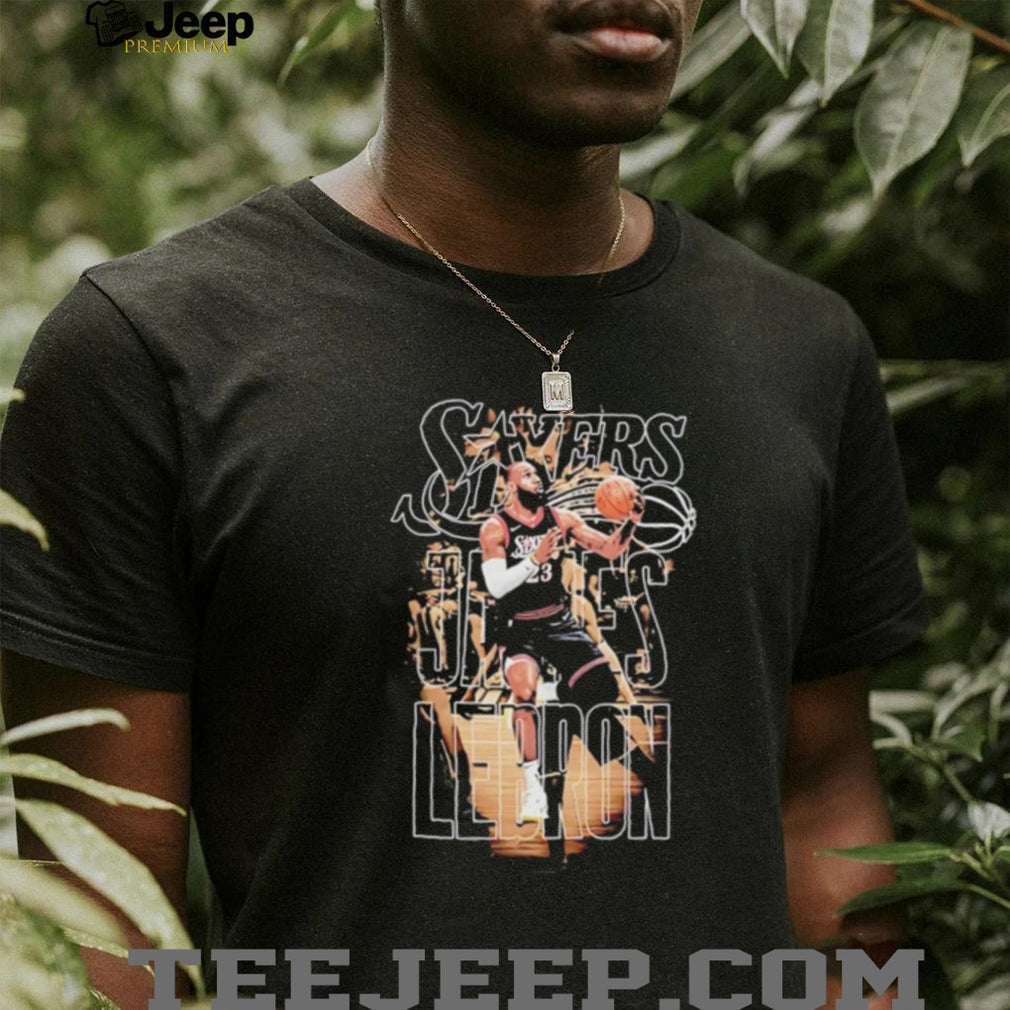 LeBron James Philadelphia 76ers Sixers retro shirt