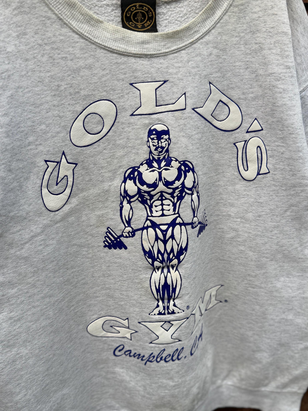 Vintage 90 39 Gold 39 Gym Campbell Ca Body Building Ash Grey (4)