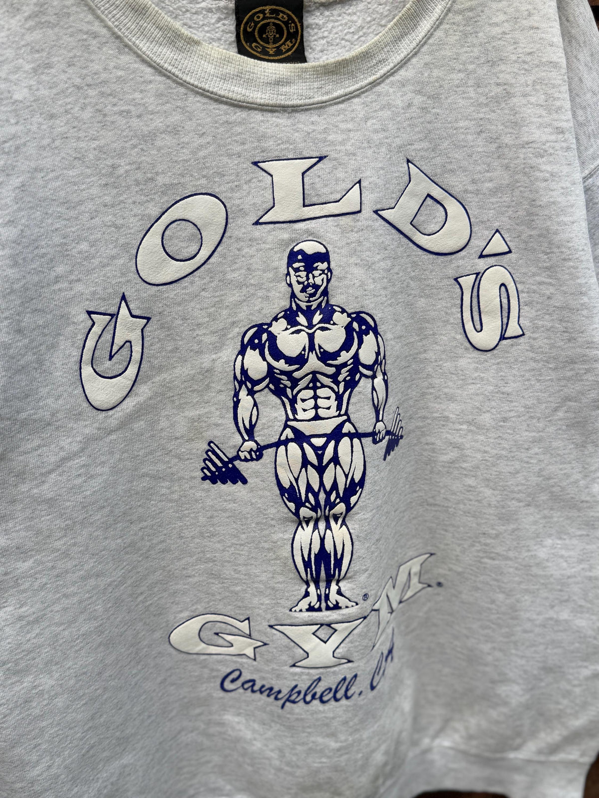 Vintage 90 39 Gold 39 Gym Campbell Ca Body Building Ash Grey (4)