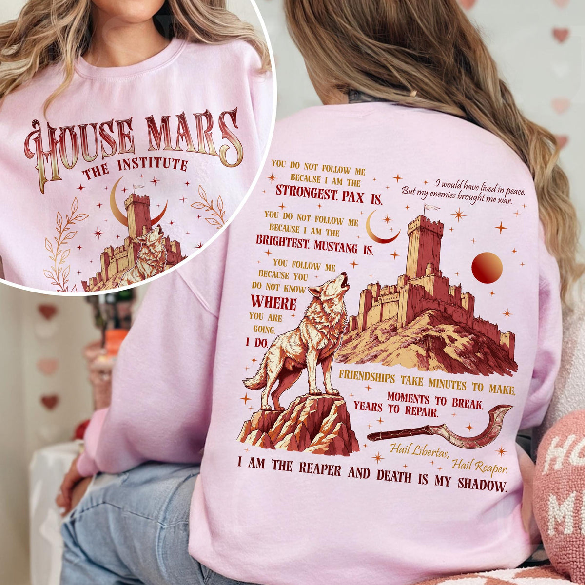 House Mars Red Rising Bookish Merch Summon Howlers Darrow Reaper Scifi Lover (4)