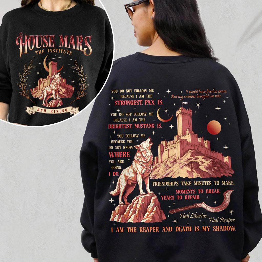 House Mars Red Rising Bookish Merch Summon Howlers Darrow Reaper Scifi Lover (1)