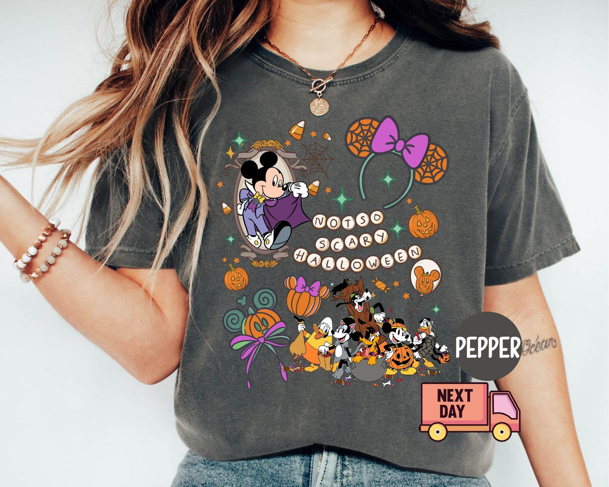 Comfort Colors Mickey Scary Halloween Party Mickey Minnie Halloween Disney Halloween Spooky Disney (2)