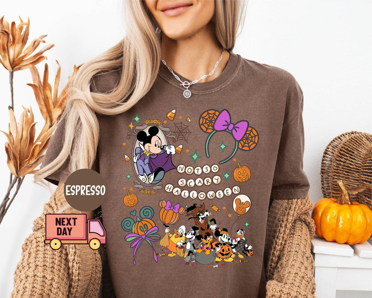 Comfort Colors Mickey Scary Halloween Party Mickey Minnie Halloween Disney Halloween Spooky Disney (4)