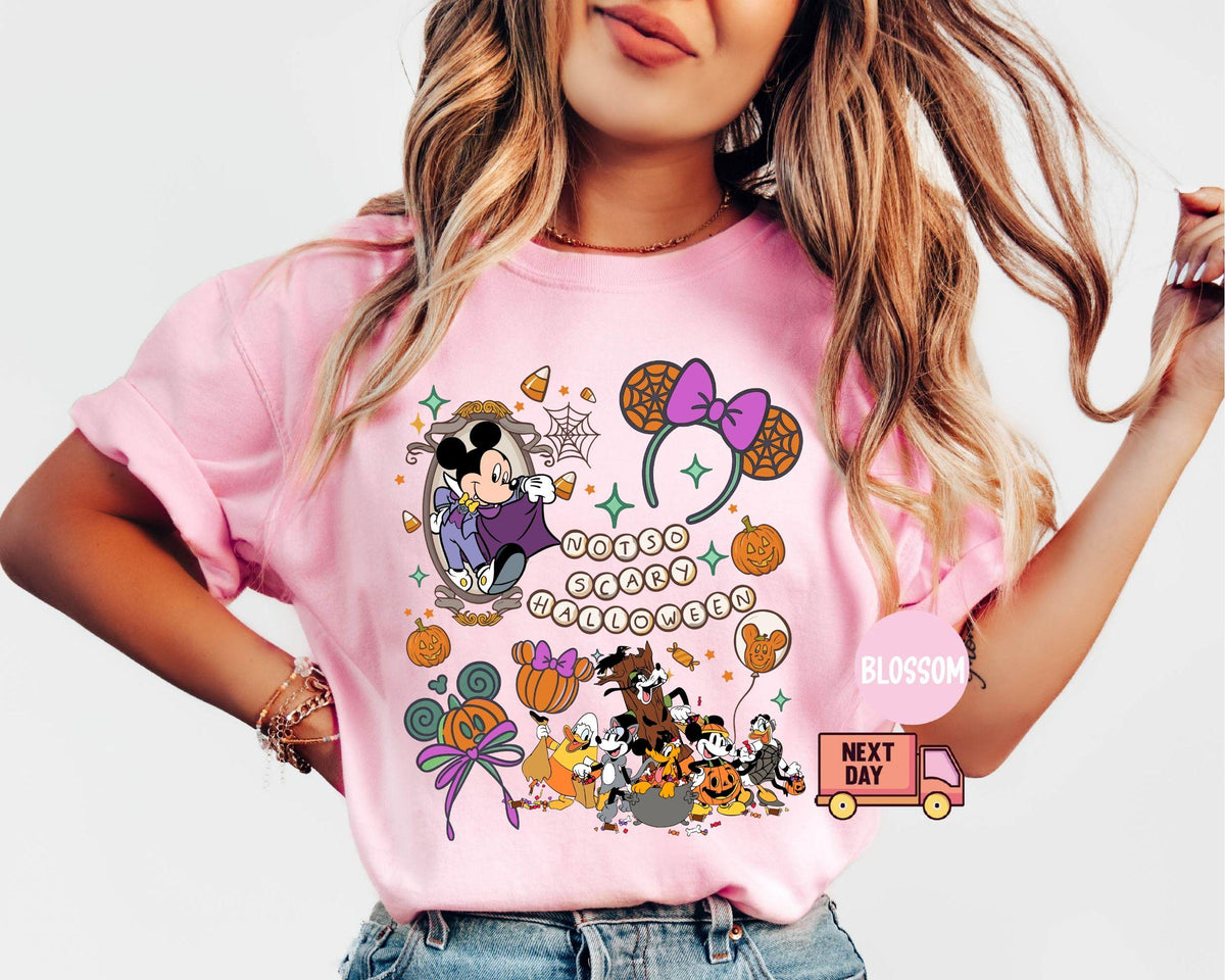 Comfort Colors Mickey Scary Halloween Party Mickey Minnie Halloween Disney Halloween Spooky Disney (5)