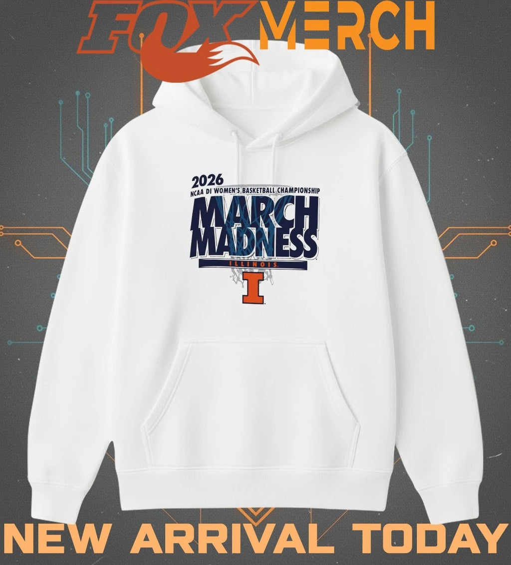 Illinois Fighting Illini 2026 NCAA DI Women’s Basketball Championship March Madness t-shirt