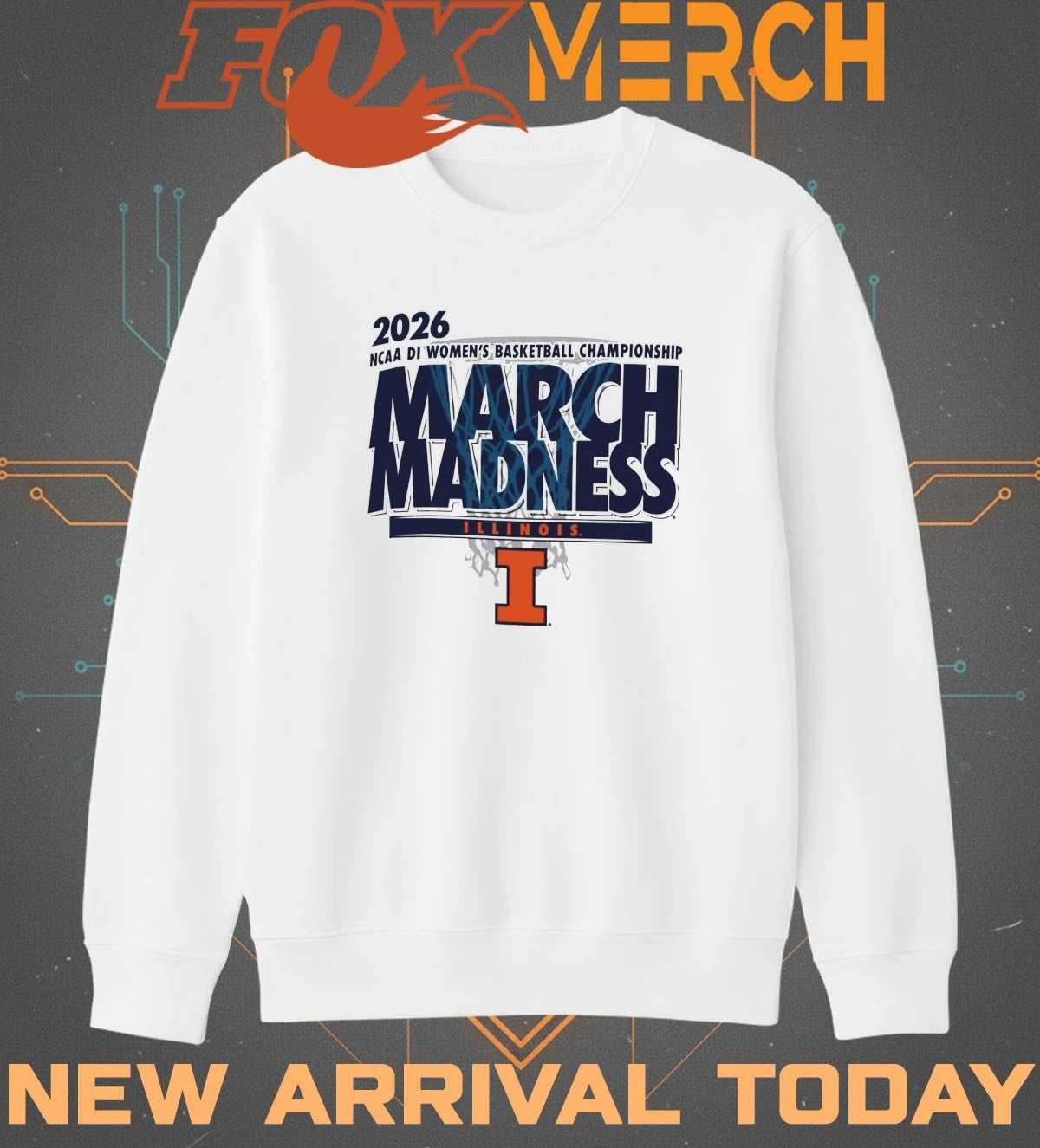 Illinois Fighting Illini 2026 NCAA DI Women’s Basketball Championship March Madness t-shirt