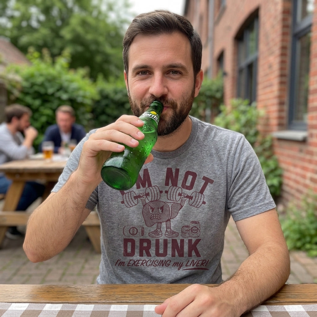 Im Not Drunk Im Exercising My Liver Men's T Shirt