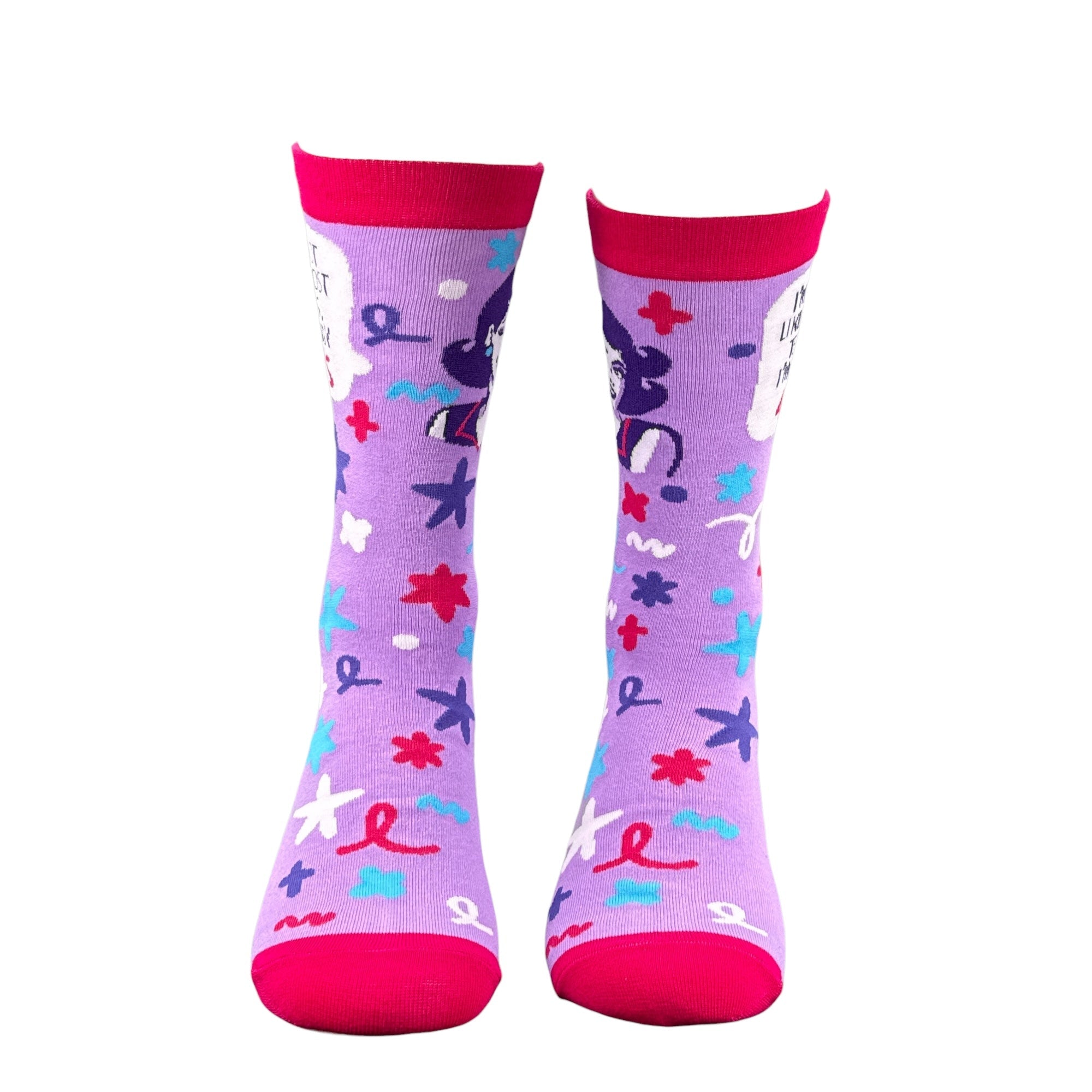 Im Not Like Most Teens Im In My 40s Socks