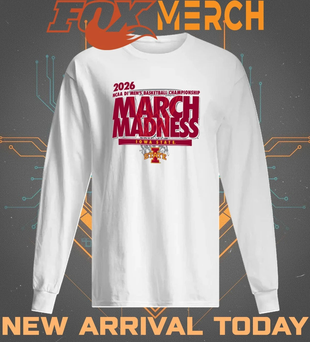 Iowa State Cyclones 2026 NCAA DI Men’s Basketball Championship March Madness t-shirt