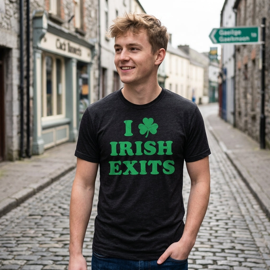 I Clover Irish Exits Men's T Shirt