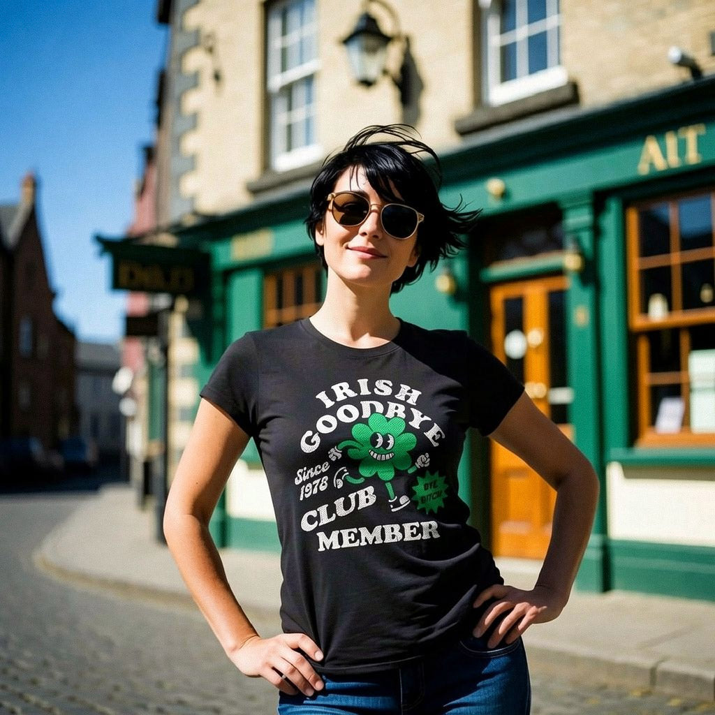 Irish Goodbye Anti Social Club Women's T Shirt