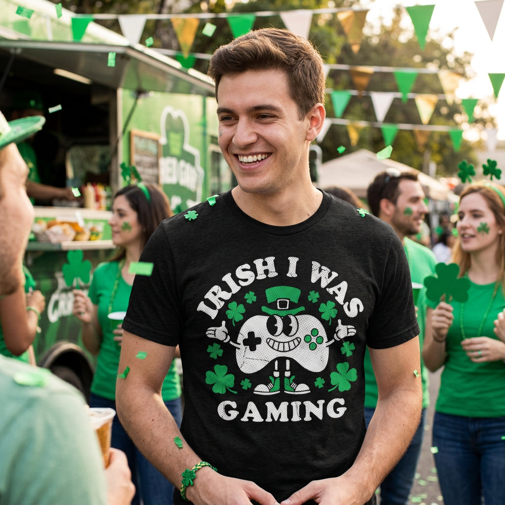 Irish I Was Gaming Men's T Shirt