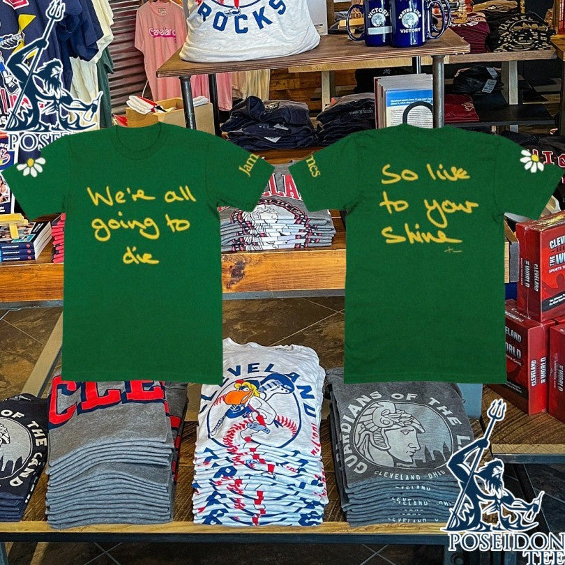 James We’re All Going To Die So Live To Your Shine T-shirt