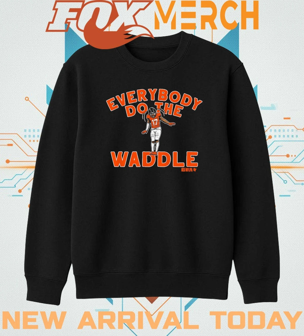 Jaylen Waddle Denver everybody do the waddle t-shirt