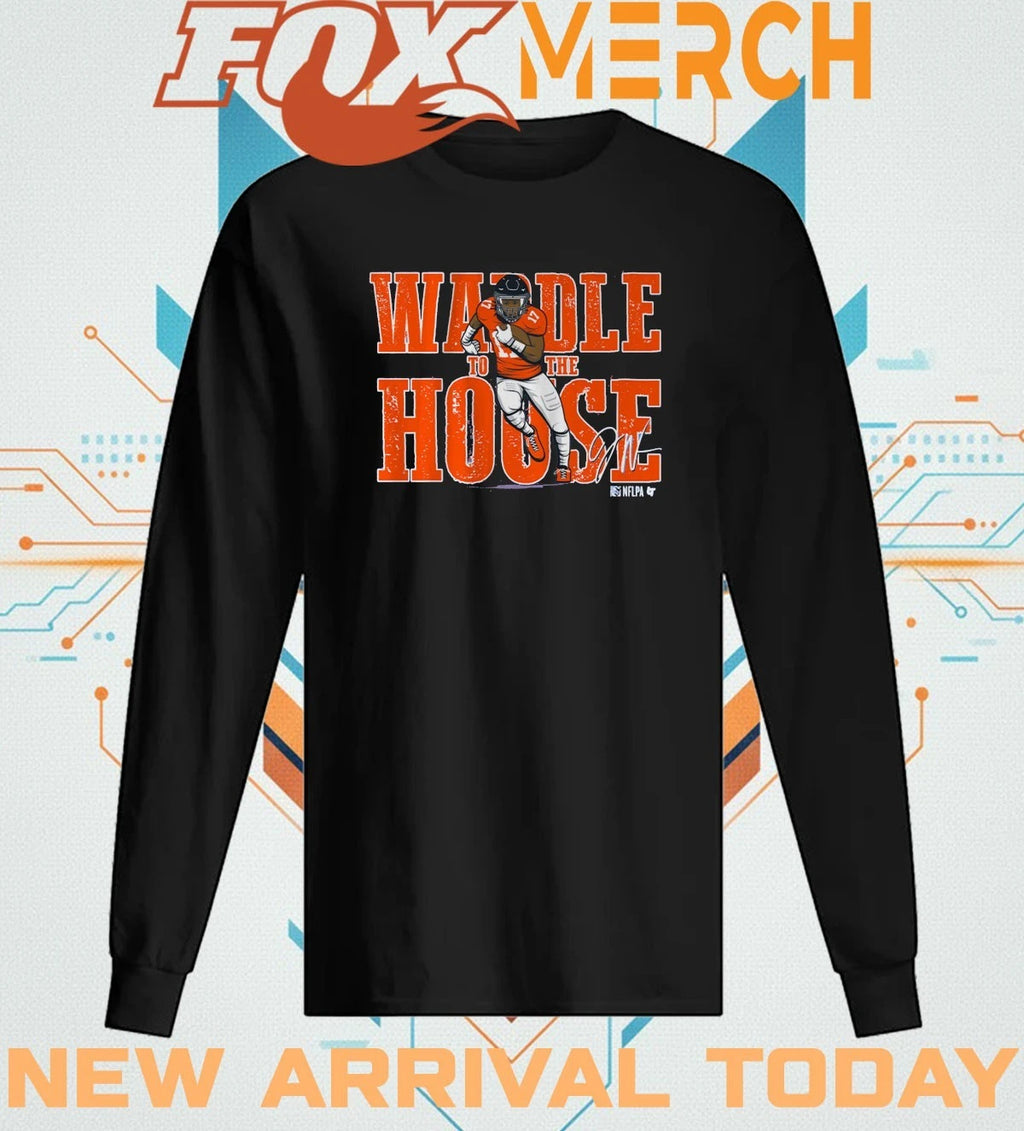 Jaylen Waddle to the house Denver signature t-shirt