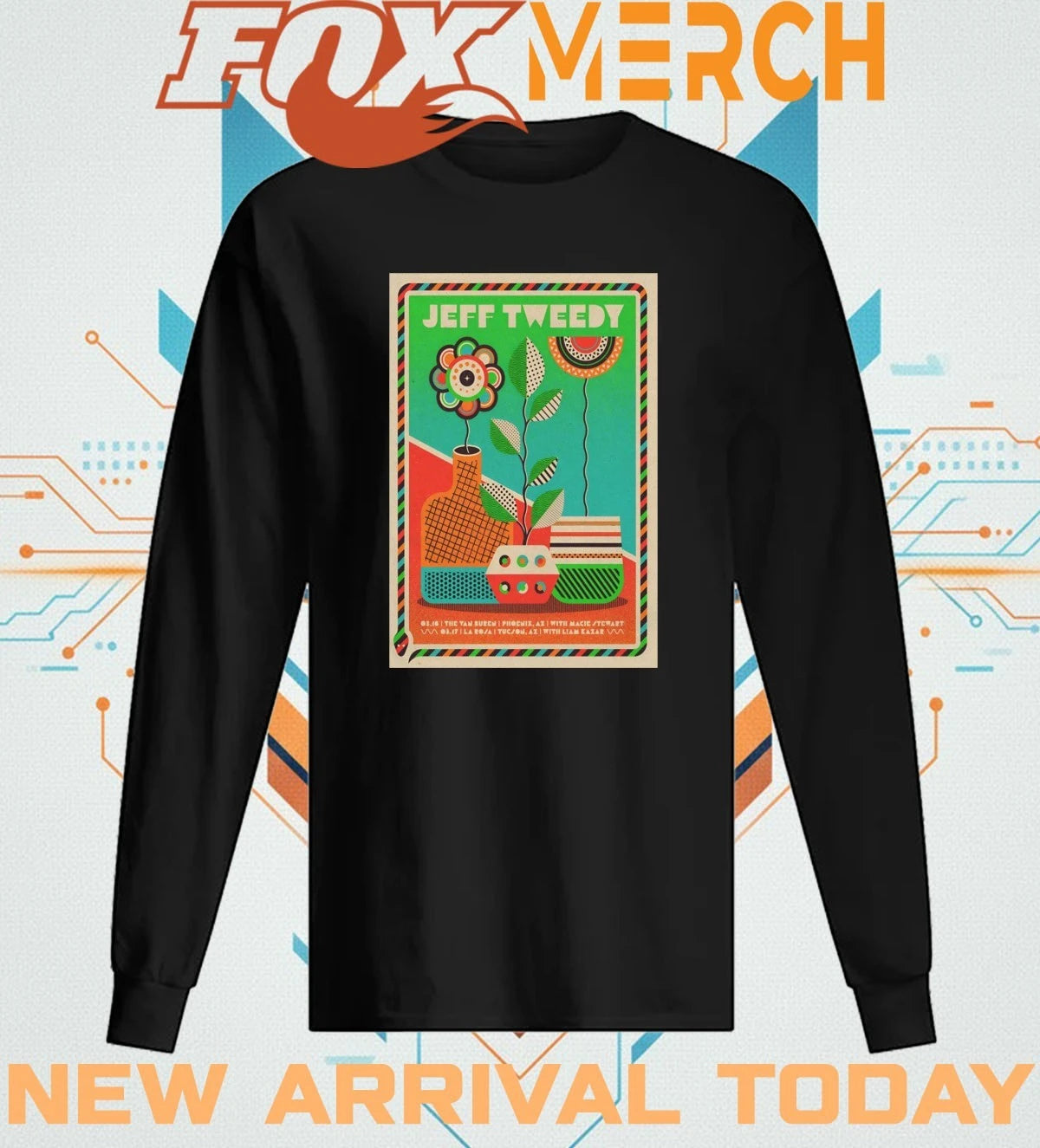 Jeff Tweedy Phoenix AZ mar 16 2026 poster t-shirt